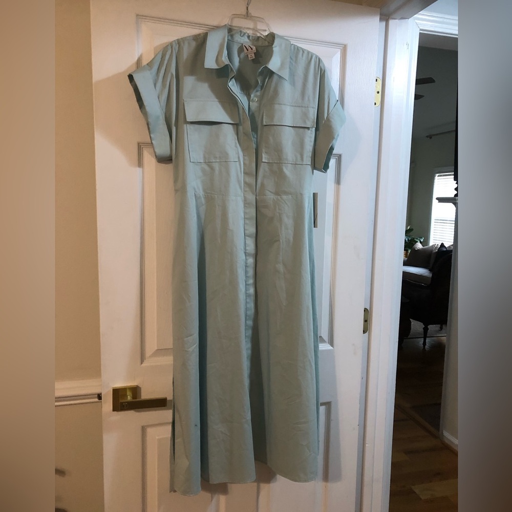 Worthington Sky Blue Collared Shirt - Picture 1 of 7